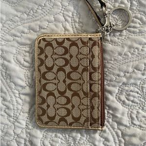 Coach wristlet and keychain